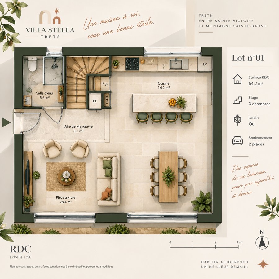 Plan du rez-de-chaussée
